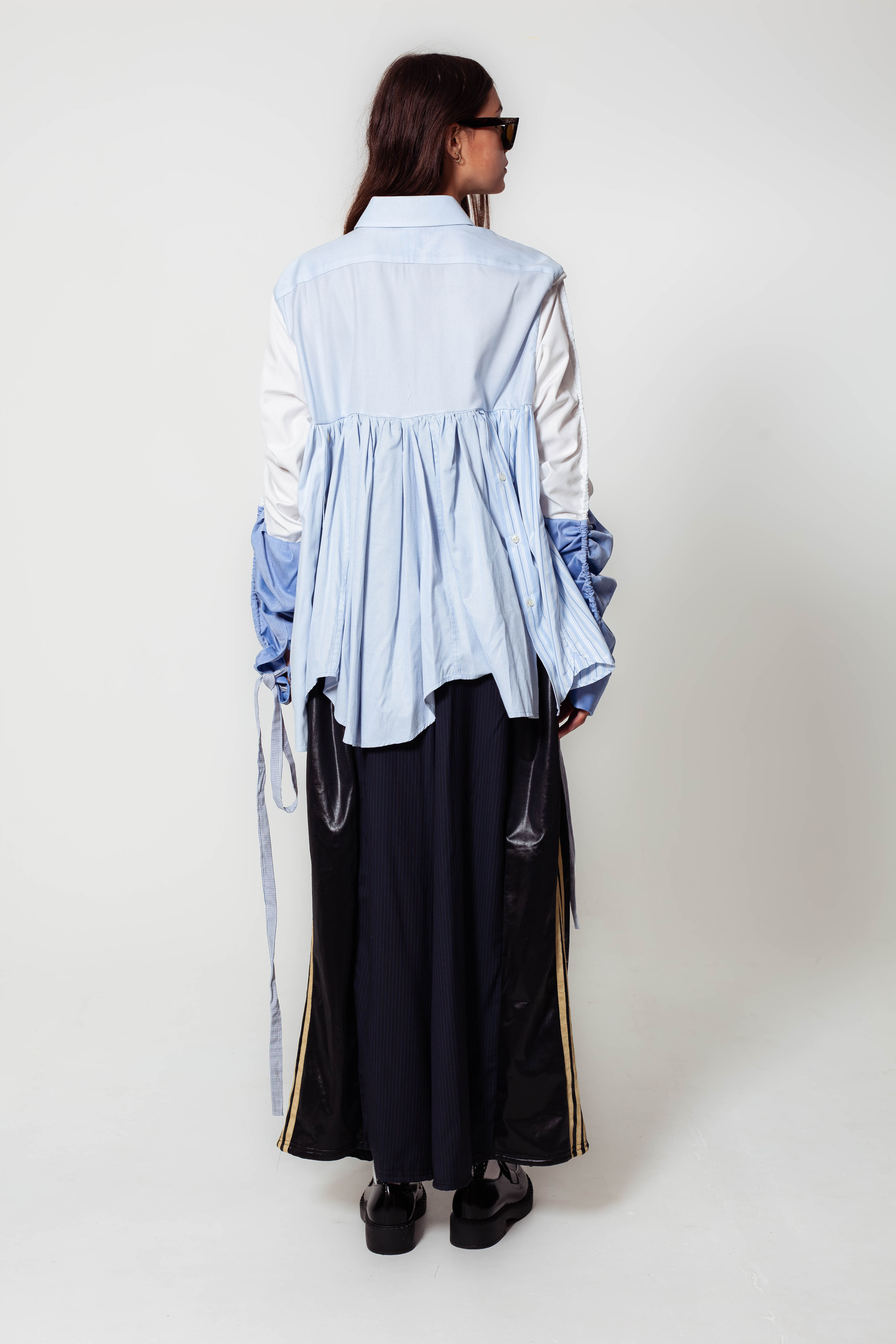 [THE DENISE SLEEVE] Deconstructed mens shirt